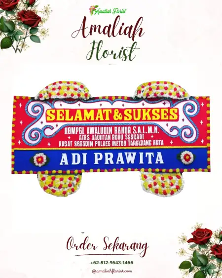 Papan Bunga Ucapan Selamat Cirahab